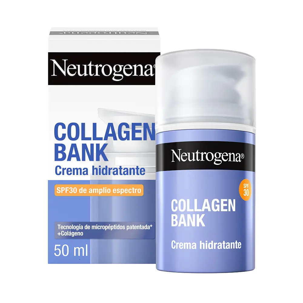 Neutrogena Collagen Bank Crema Hidratante SPF30 de Amplio Espectro